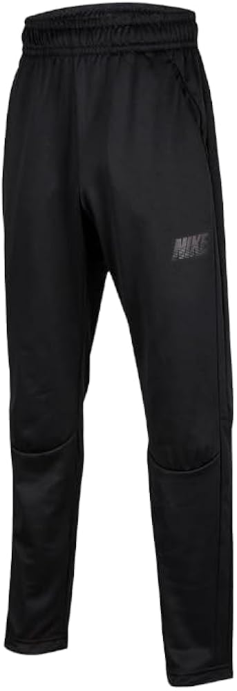 Nike Therma Big Kids' (Boys') Training Pants (Small, Black/Thunder Grey)