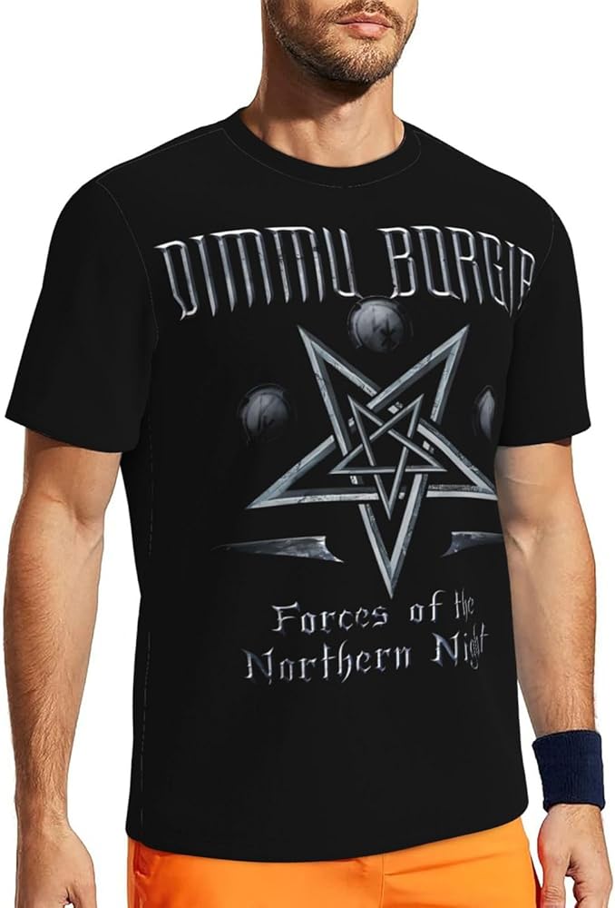 Band T Shirt Dimmu Borgir Man's Summer O-Neck Shirts Short Sleeve Tops