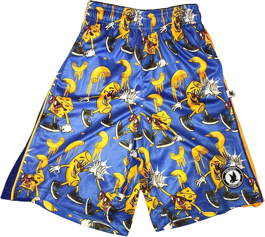 Flow Society Mac N Cheese Boys Lacrosse Shorts | Boys LAX Shorts | Lacrosse Shorts for Boys | Kids Athletic Shorts for Boys