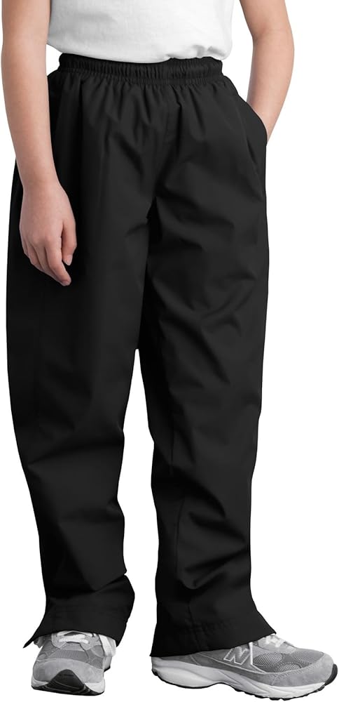 Sport-Tek Youth Wind Pant. YPST74 Black