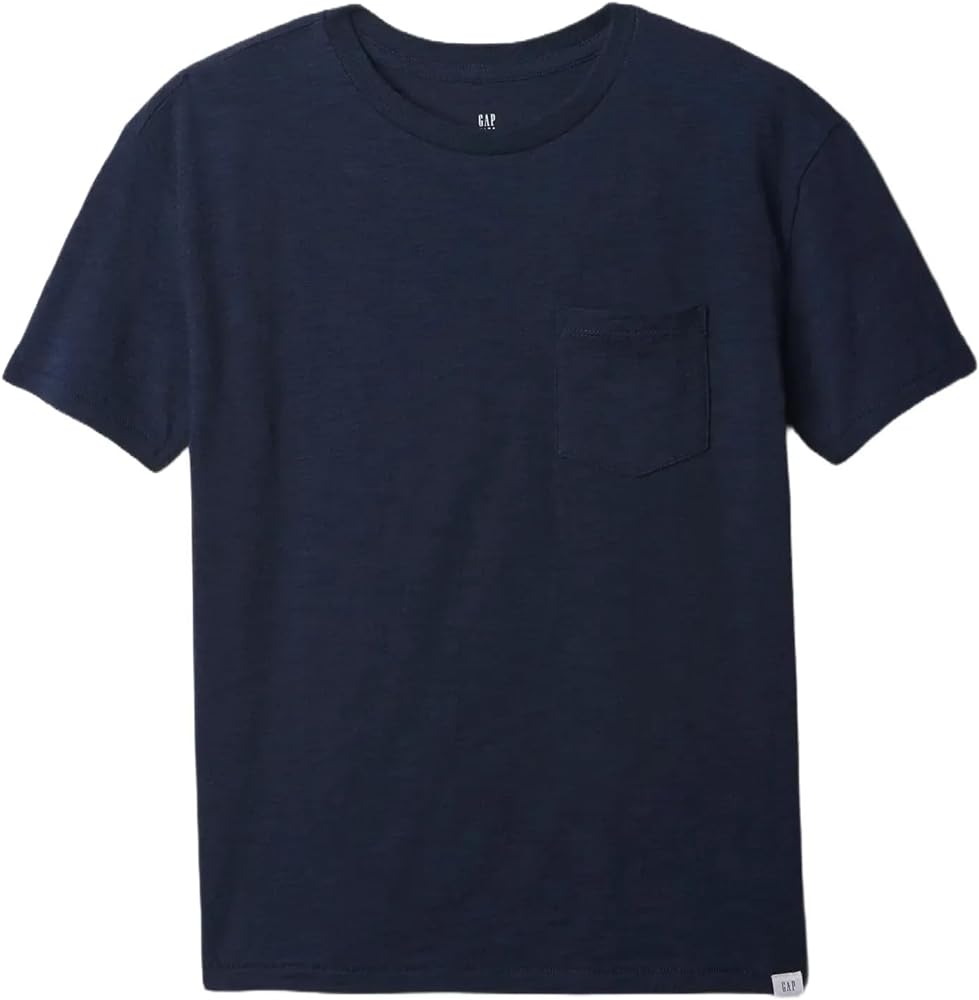 GAP Boys' Pocket Crew T-Shirt