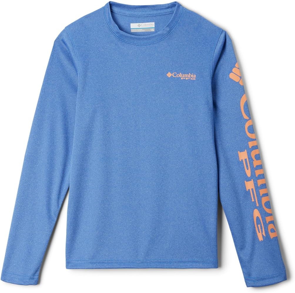 Columbia Boy's Terminal Tackle Heather Long Sleeve