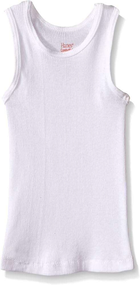 Hanes Boys Toddler 5-Pack White Tank