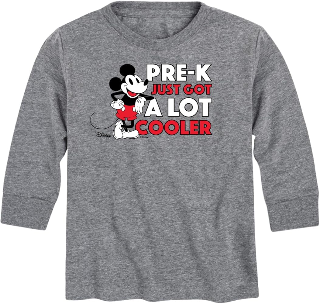 Disney Mickey & Friends - Just Got A Lot Cooler Pre K - Youth Long Sleeve Graphic T-Shirt