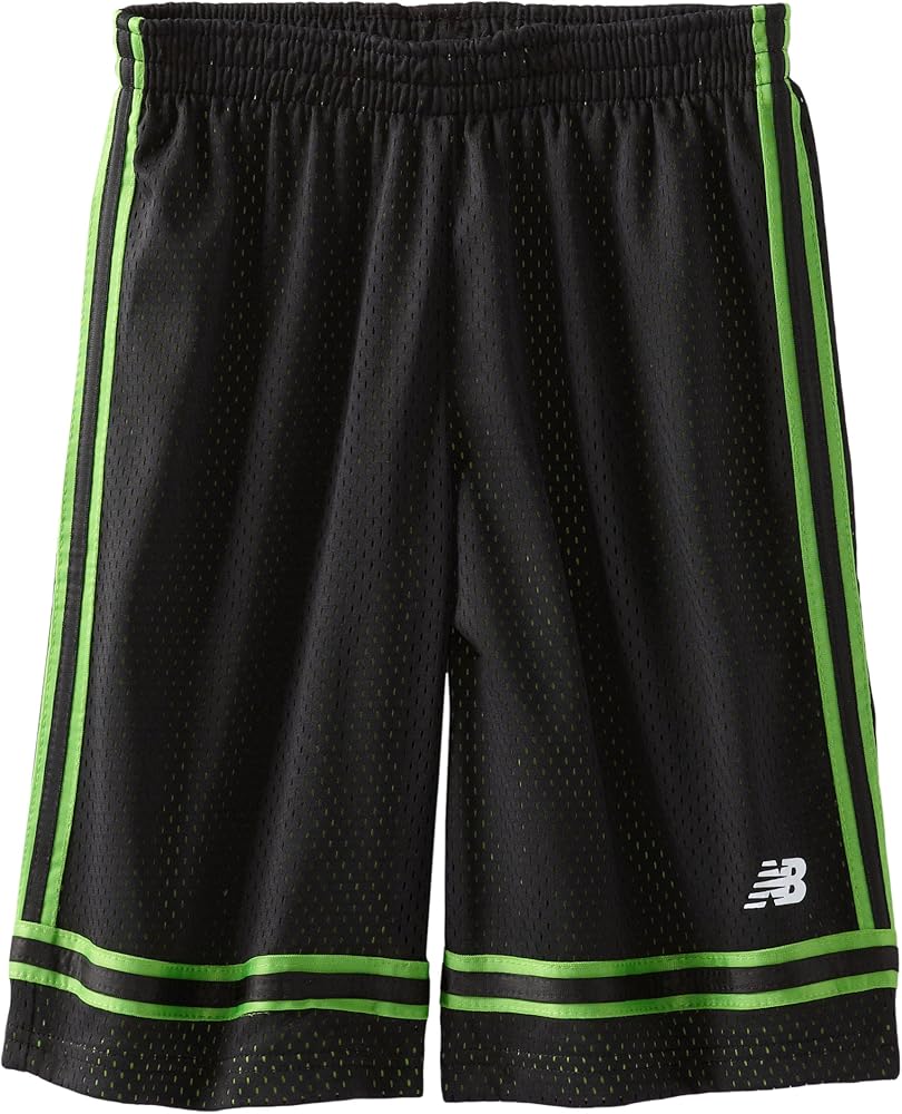 New Balance Big Boys' Athletic Short With Mesh