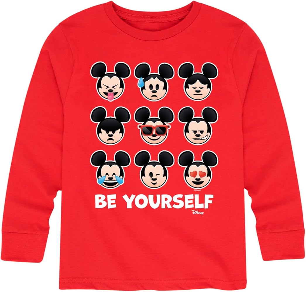 Disney - Be Yourself - Toddler and Youth Long Sleeve Graphic T-Shirt