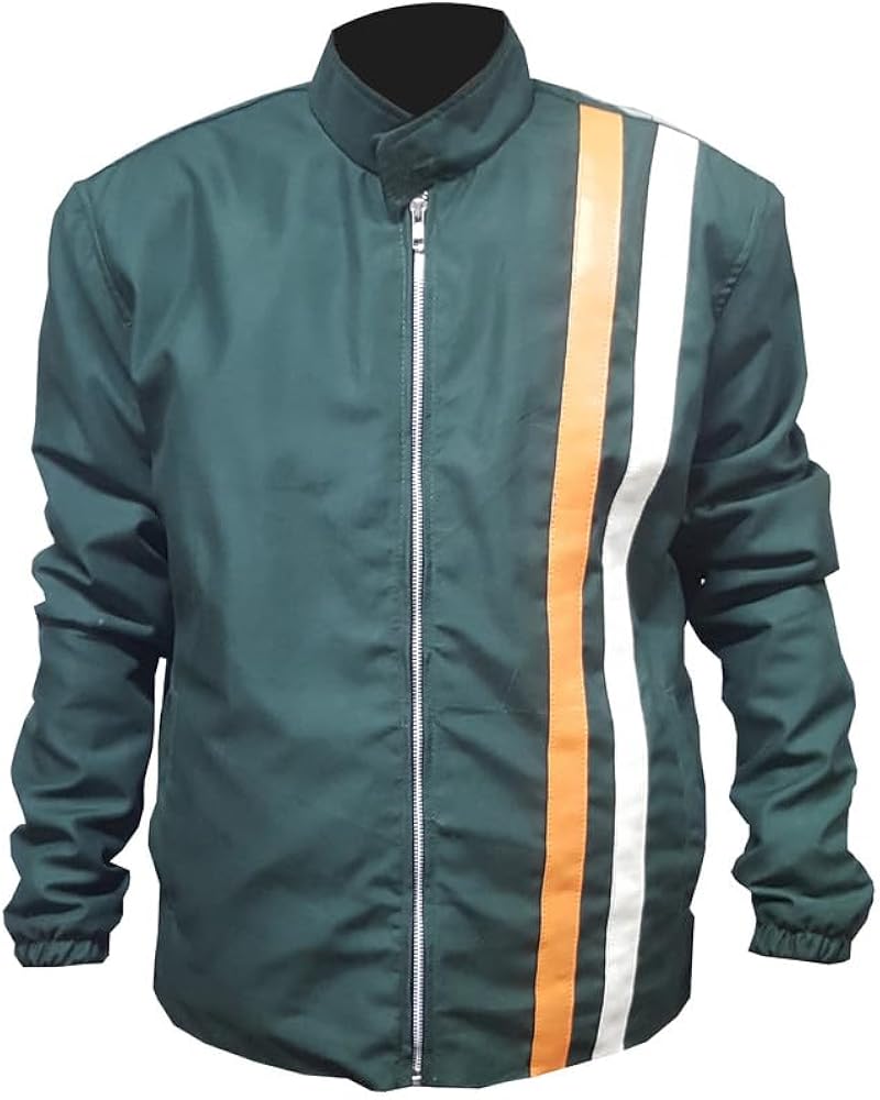 The Boys Hughie Green Cotton Campbell Jacket - Jack Quaid Striped Jacket