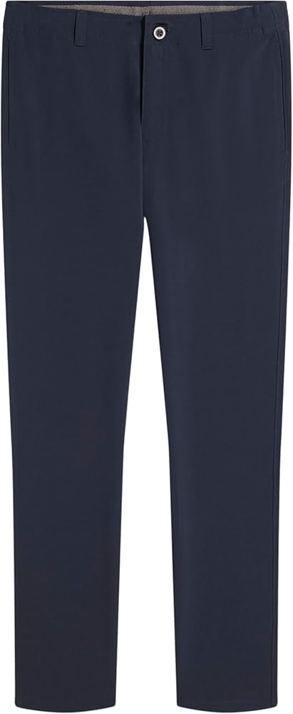 IZOD Boys' School Uniform Performance Khaki Pant, Flat Front & Comfortable Waistband