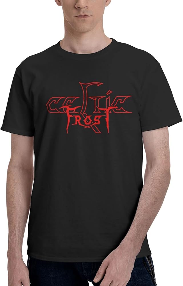 Celtic Frost Logo Band T Shirt Mens Fashion Short Sleeve T-Shirts Summer Casual Tee