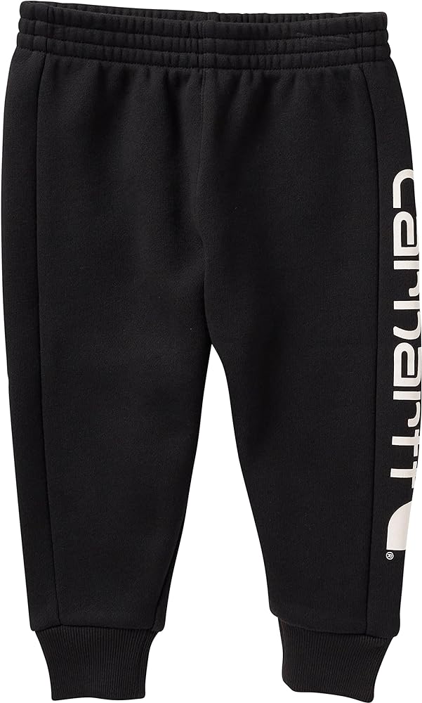 Carhartt Boys' Elastic Waistband Logo Fleece Sweatpant