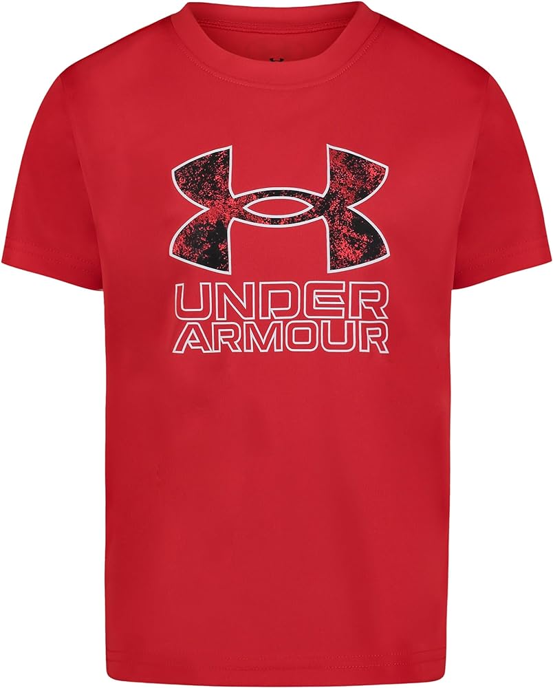 Under Armour Boys' Classic Core Logo T-Shirt, Wordmark Print & Baseball Designs, Crew Neck