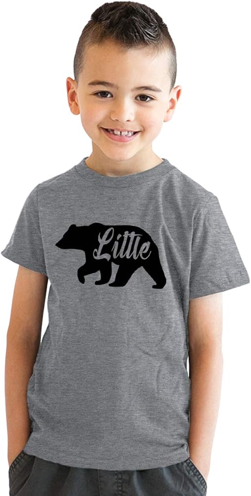 Youth Little Bear for Children Brother Funny Novelty Family T Shirt