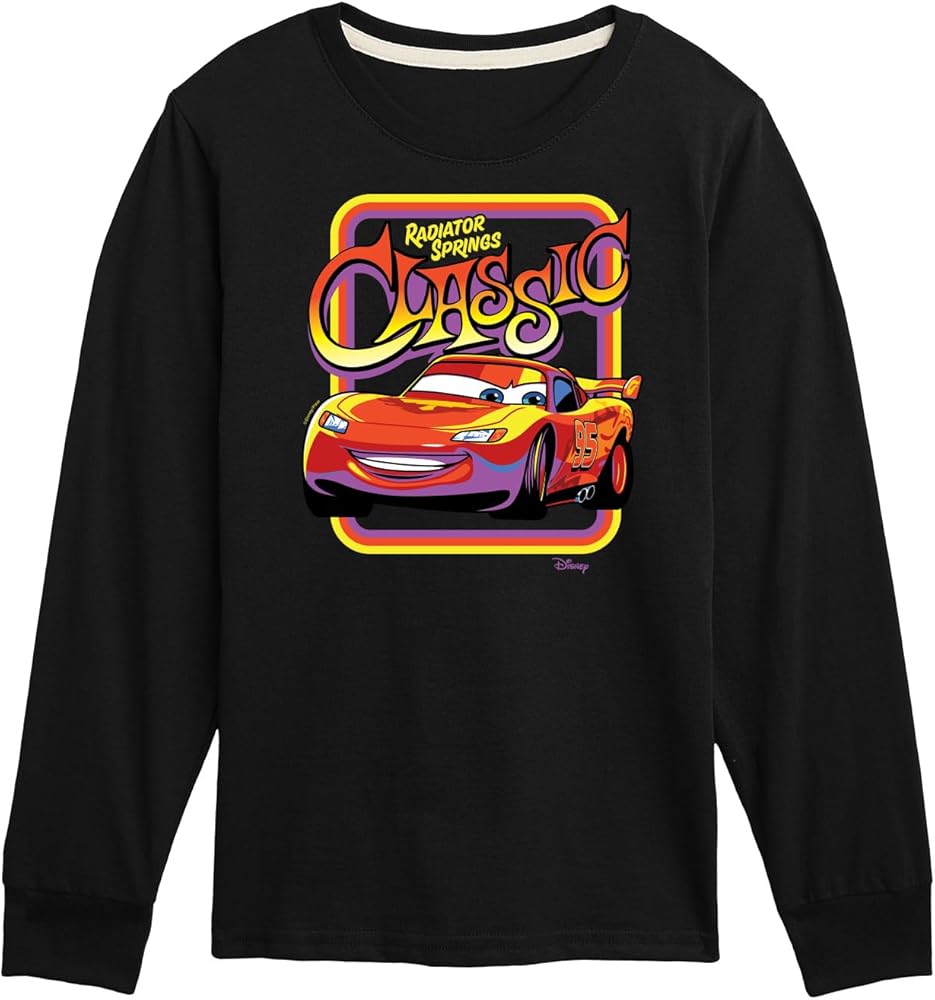 Disney Cars - Radiator Springs Classic Lightning McQueen - Toddler & Youth Long Sleeve Graphic T-Shirt