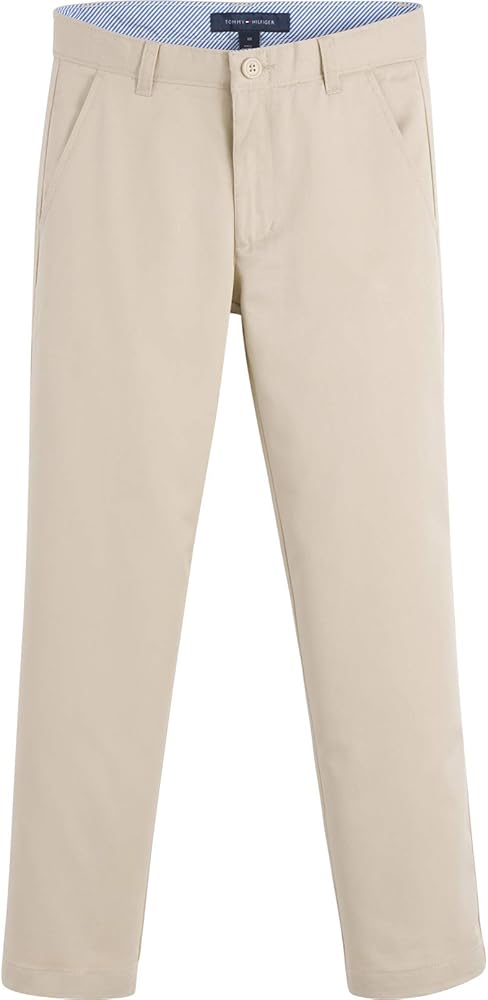 Tommy Hilfiger Boy's Flat Front Twill Blend Dress Pants