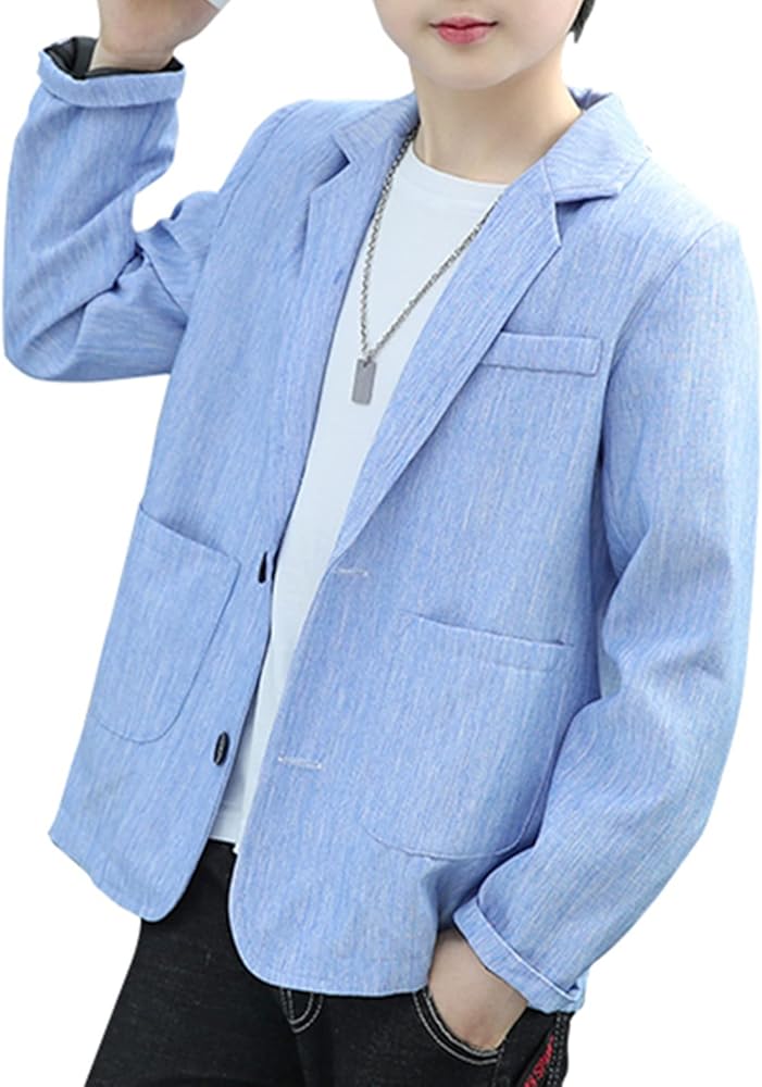 Kids Boys Classic Suit Coat Formal Blazer Jacket Fashion Blazers Casual Jackets