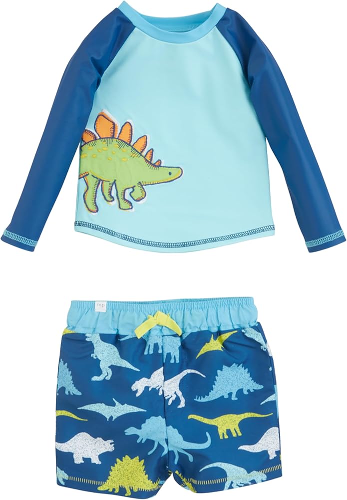 Mud Pie Boys' Standard Rash Guard Set