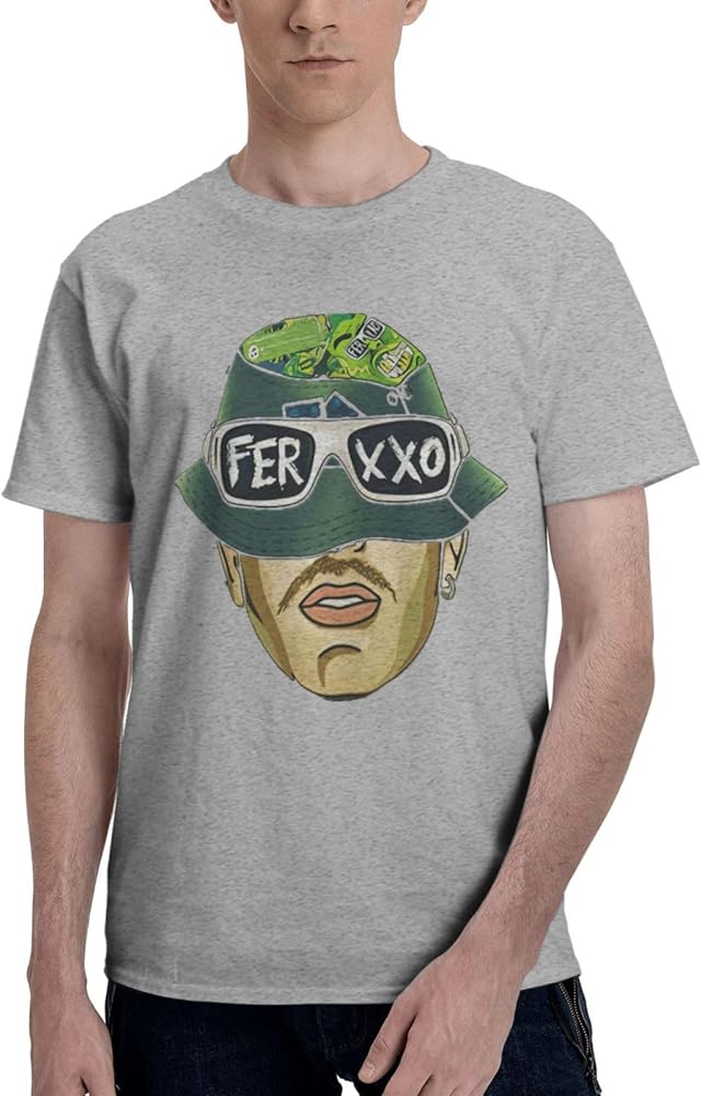 Ferxxo Shirt Youth & Adult Big Boys Teen Short-Sleeve T-Shirts, Crew Neck Top Retro T Shirt Sport Cool Custom Tees Clothes X-Large, Gray 6