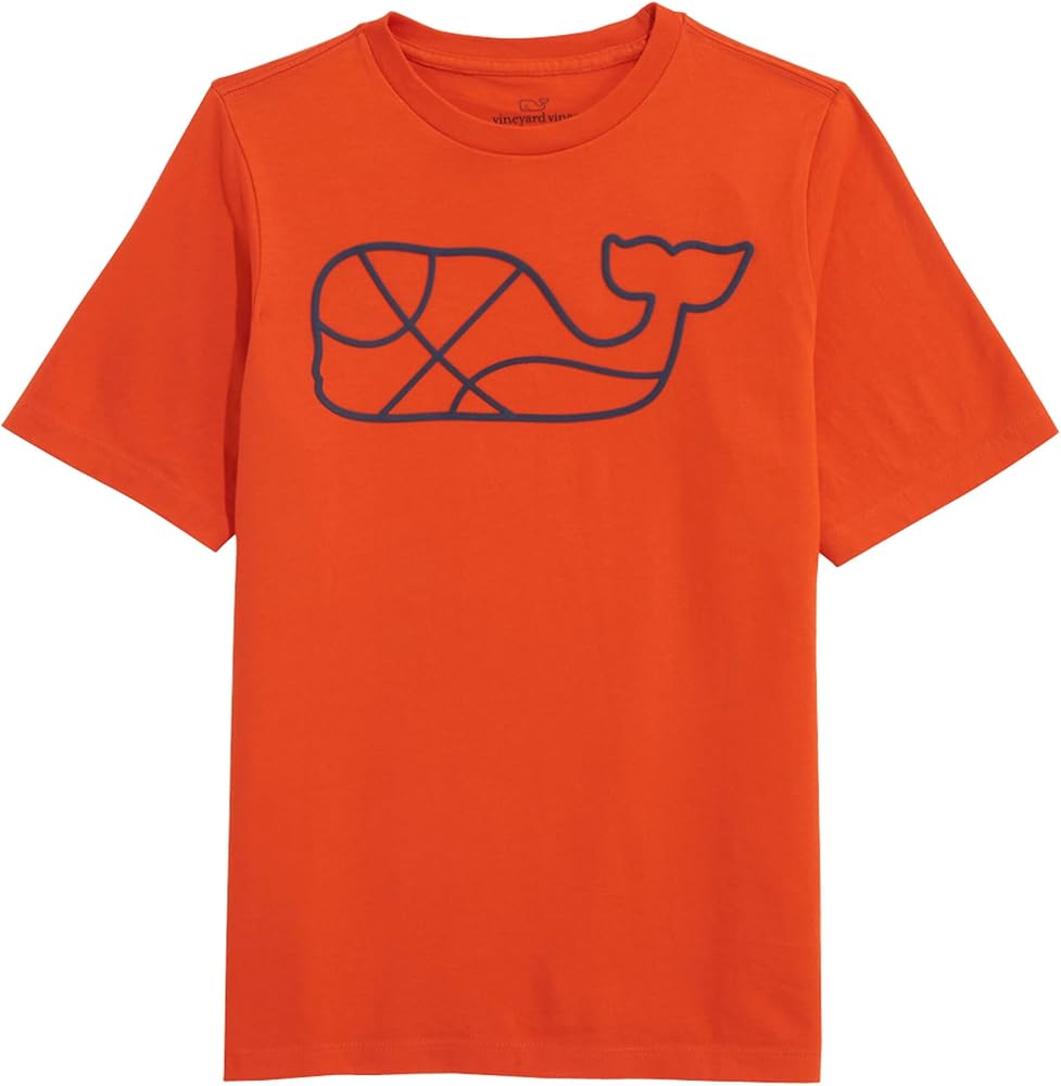 vineyard vines Boys' Basketball Whale Short-Sleeve Tee