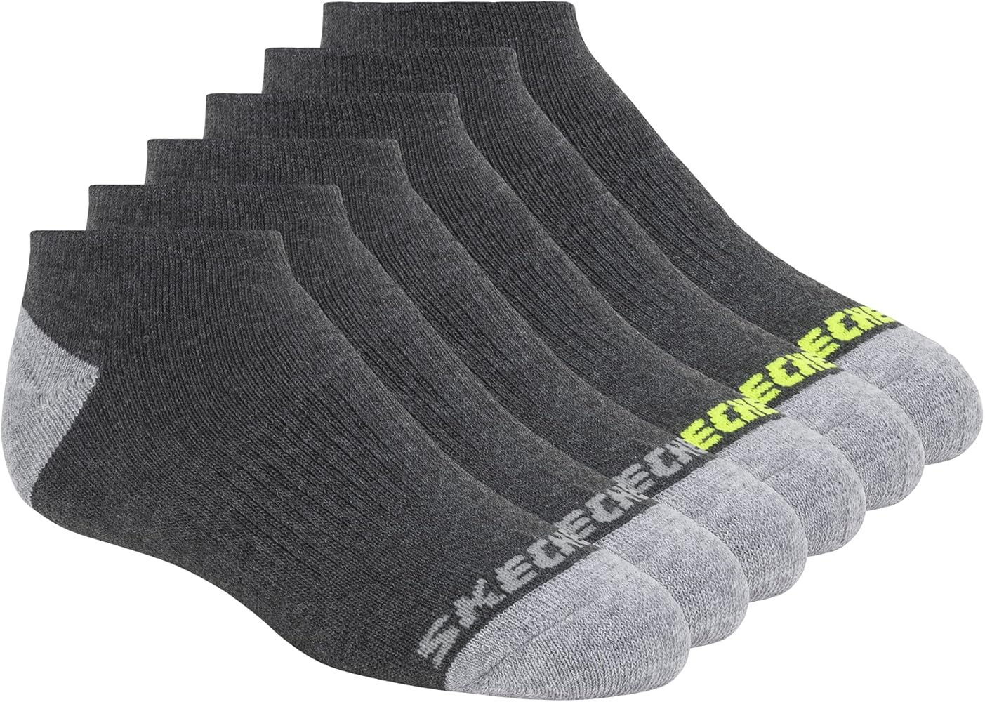 Skechers boys Skechers Boys 6 Pack No Show Socks