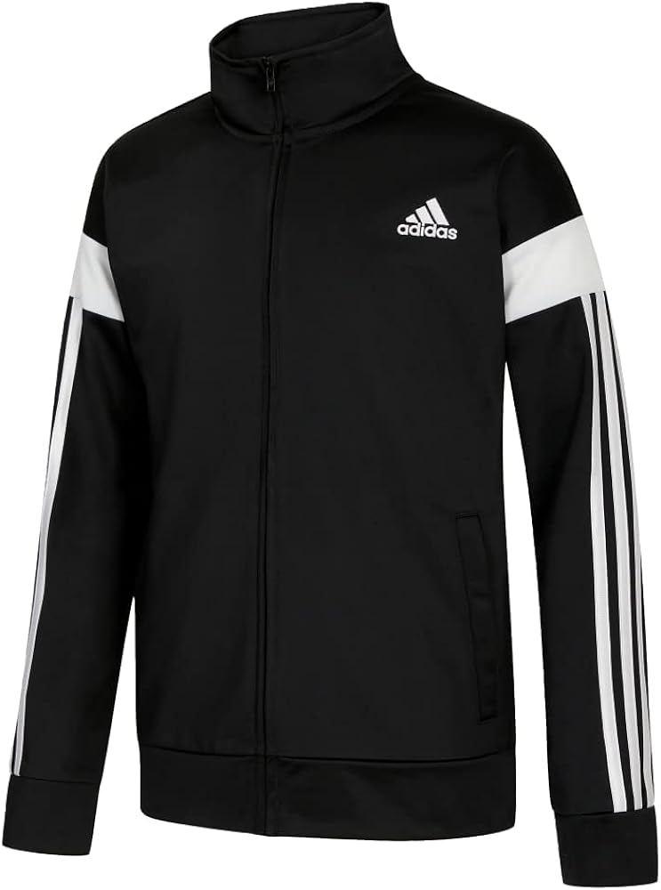 adidas Tricot Jacket Kids', Black, Size L