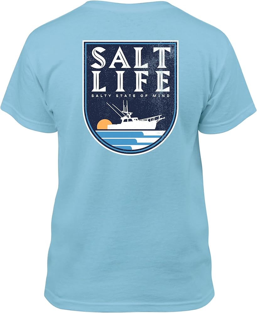 Salt Life Unisex-Child Dawn Departure Youth Short Sleeve Tee