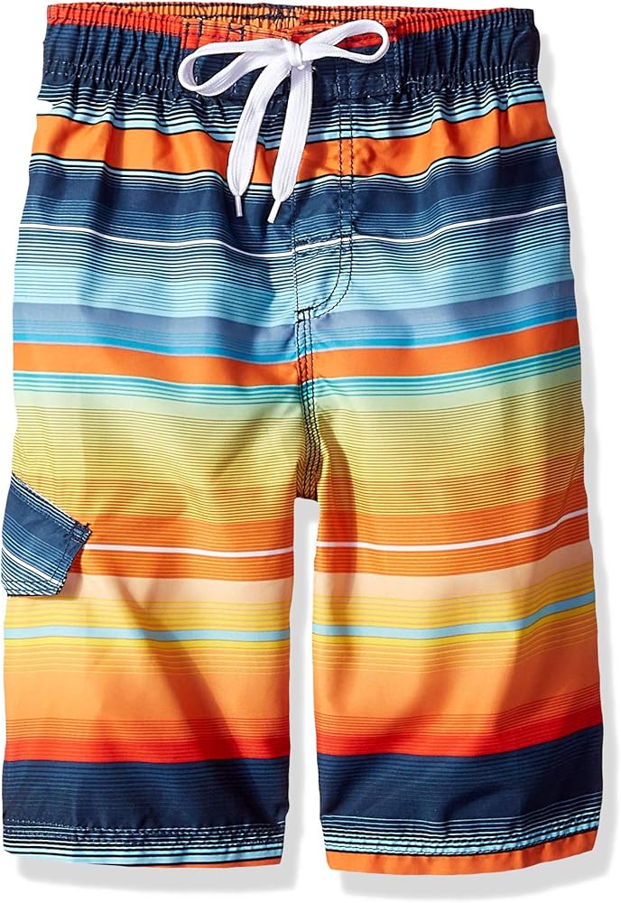 Kanu Surf Boys' Reflection Quick Dry UPF 50+ Beach Swim Trunk