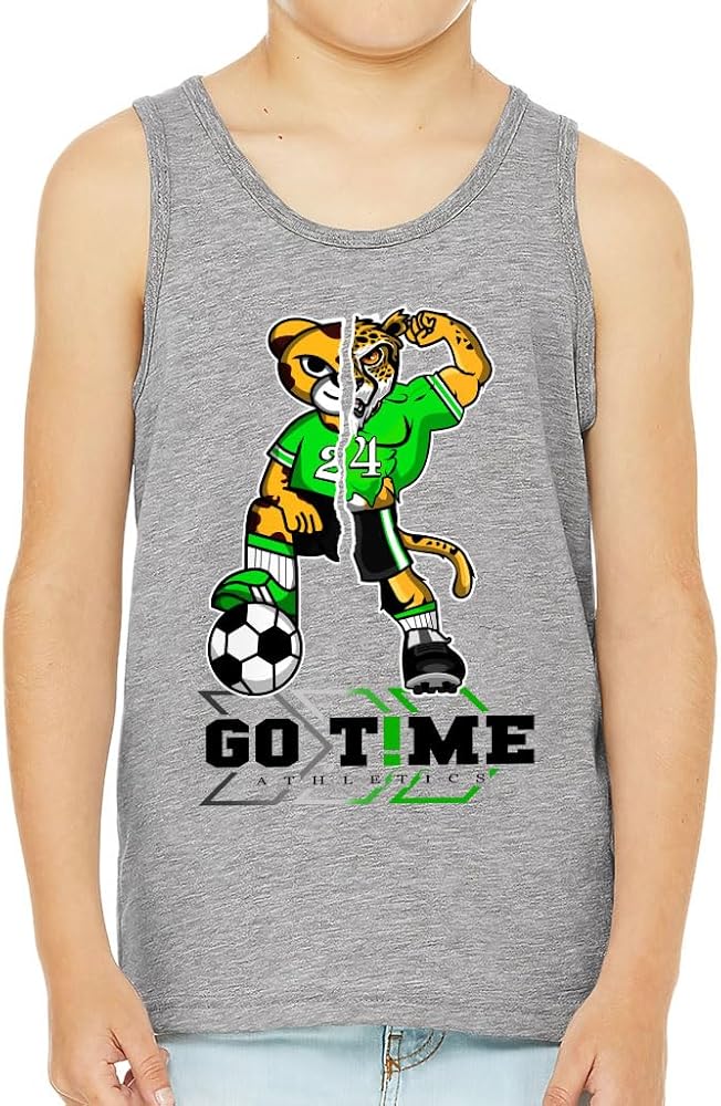 Go Time Athletics Cheetah Kids' Jersey Tank - Boy Gift - Boy Clothing