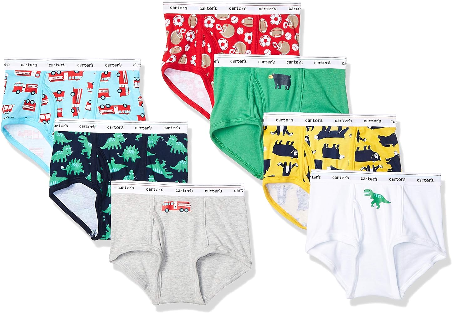 Carter's Little Boys' 7-Pack Cotton Briefs (Toddler/Kid)