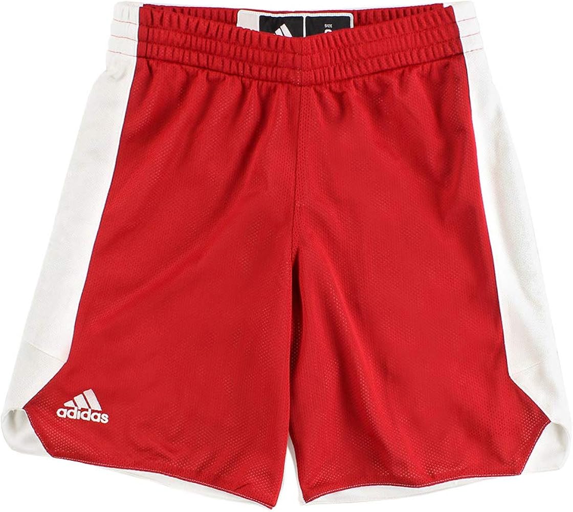 adidas Active Boys Shorts Size Xs, Color: Red/White-Red