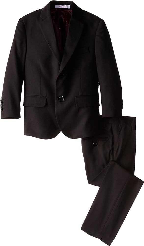 Isaac Mizrahi Little Boys' Slim 2 Piece Cut Wool Blend Suit