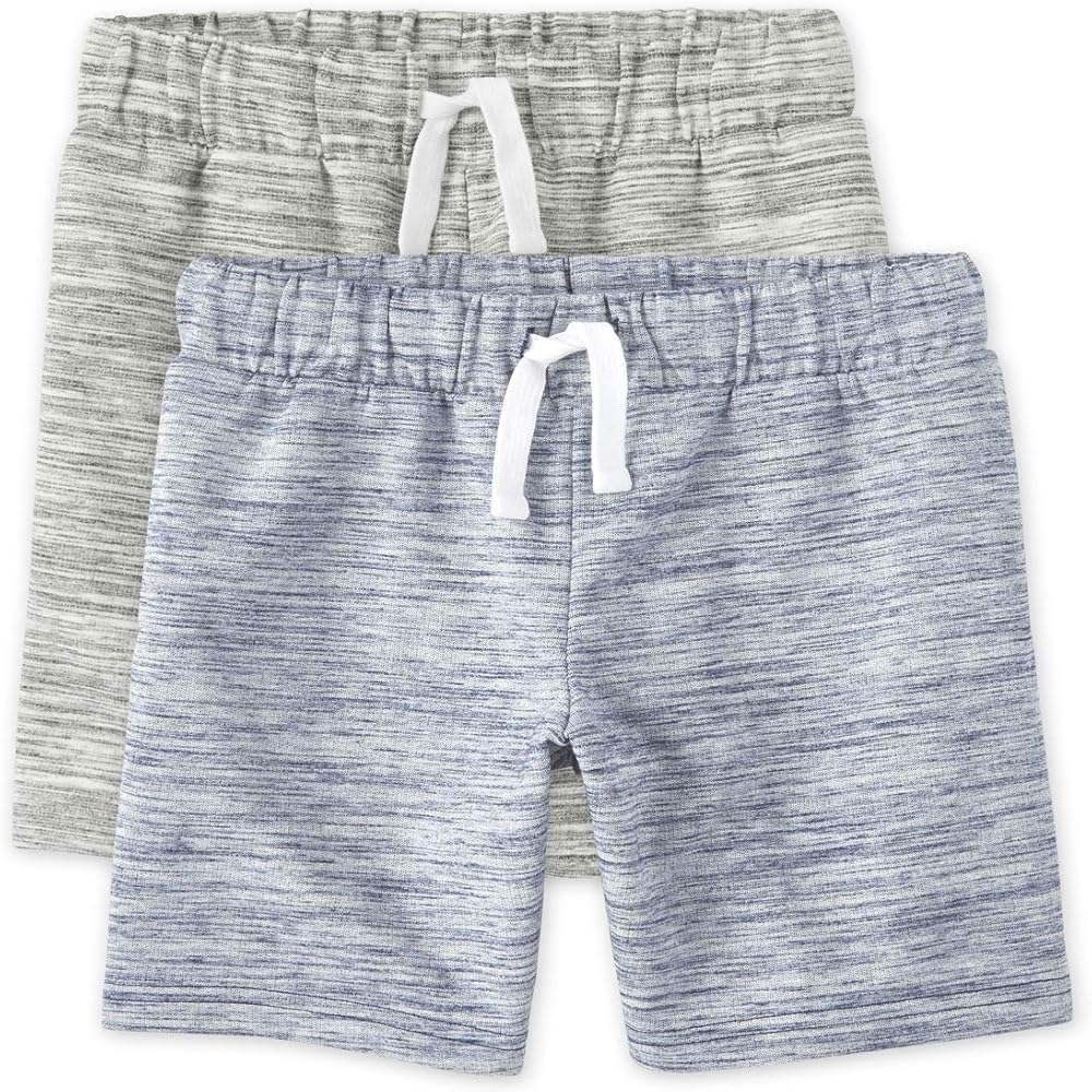 The Children's Place Boys Marled French Terry Shorts 2-Pack