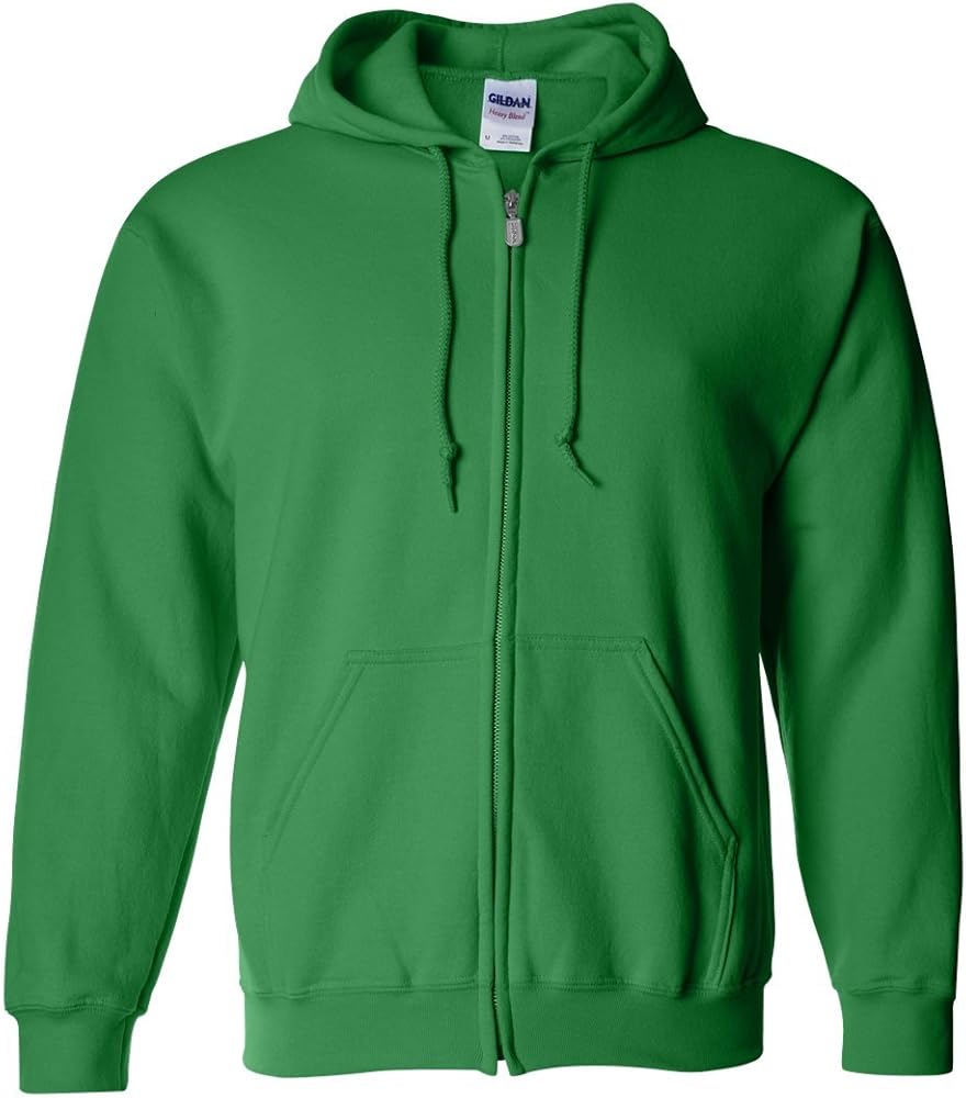 Fashion Gildan 18600B Youth Zip Hood(Irish Green)