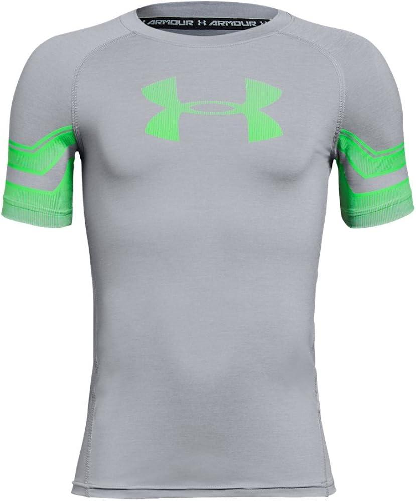 Under Armour Boys' HeatGear Armour Graphic Short-Sleeve T-Shirt