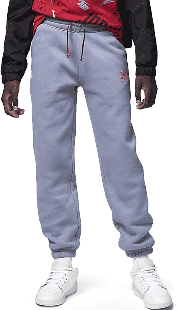 Jordan Boy's MJ MVP HBR Fleece Pants (Big Kids) Stealth MD (10-12 Big Kid)