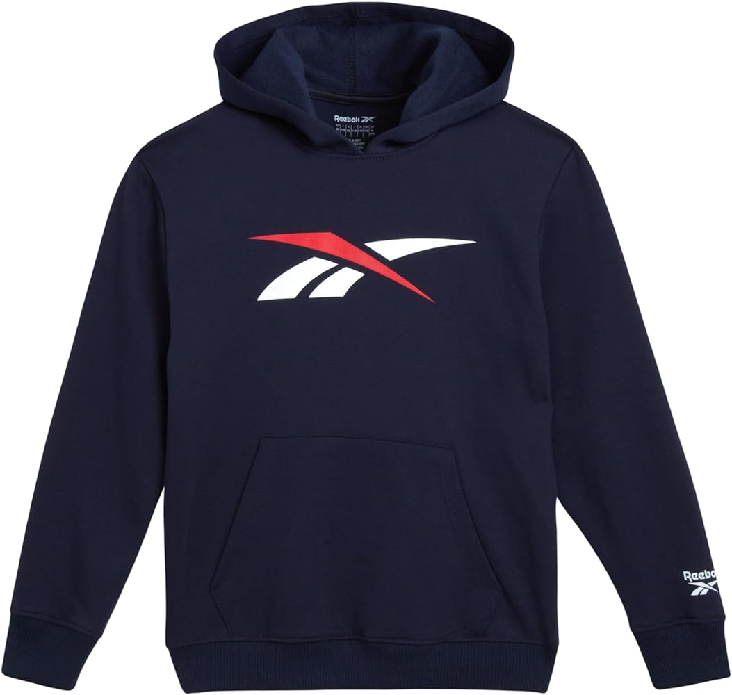 Reebok Boys’ Sweatshirt – Active Fleece Pullover Hoodie (Size: 4-20)