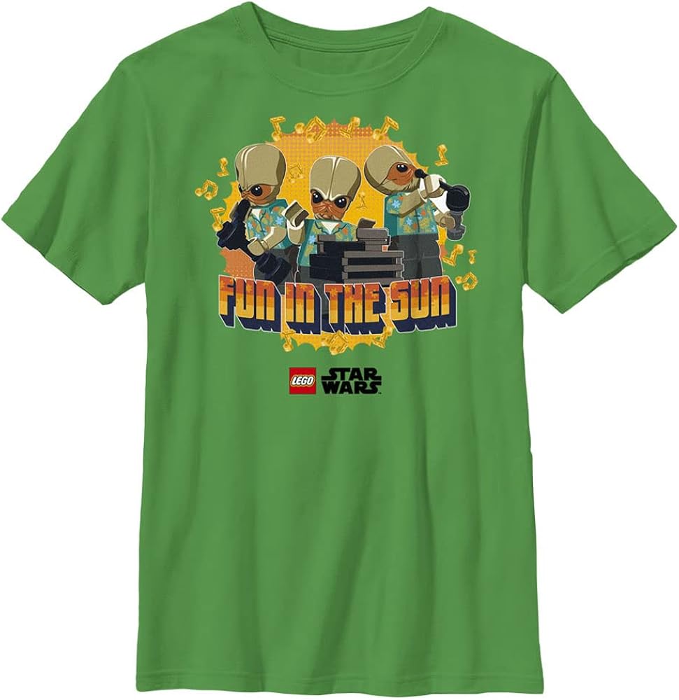 LEGO Kids Star Wars Fun in The Sun Boys Short Sleeve Tee Shirt