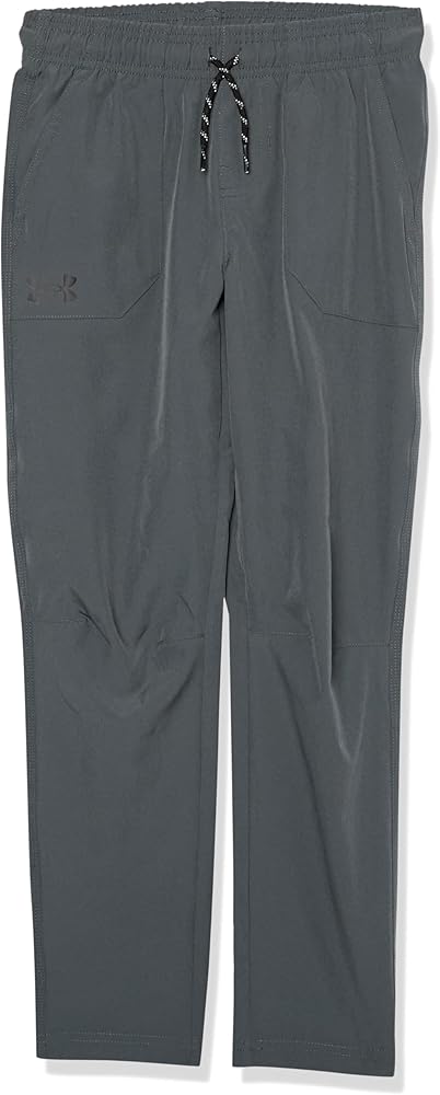 Under Armour Boys' Outdoor Woven Tech Pants, 4-Way Stretch Fabric & Drawstring Closure