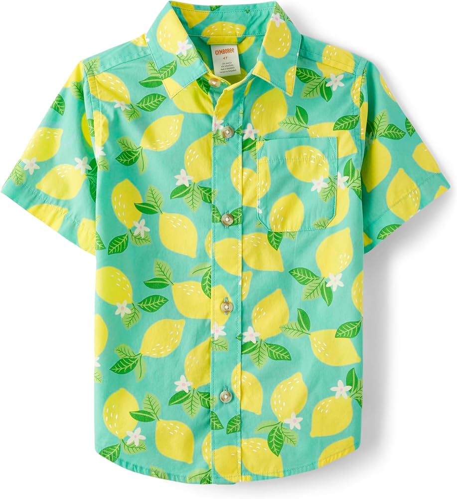 Gymboree,Boys,and Toddler Short Sleeve Button Up Shirt