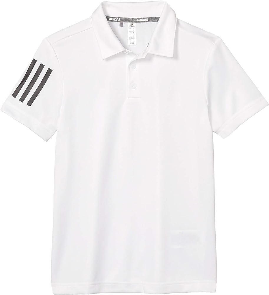 adidas Boys' 3-Stripes Golf Polo Shirt