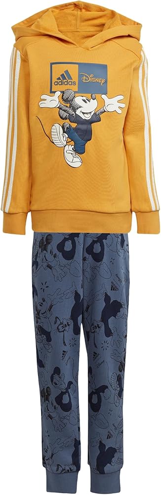 adidas boys Disney Mickey Mouse Hoodie and Jogger Set