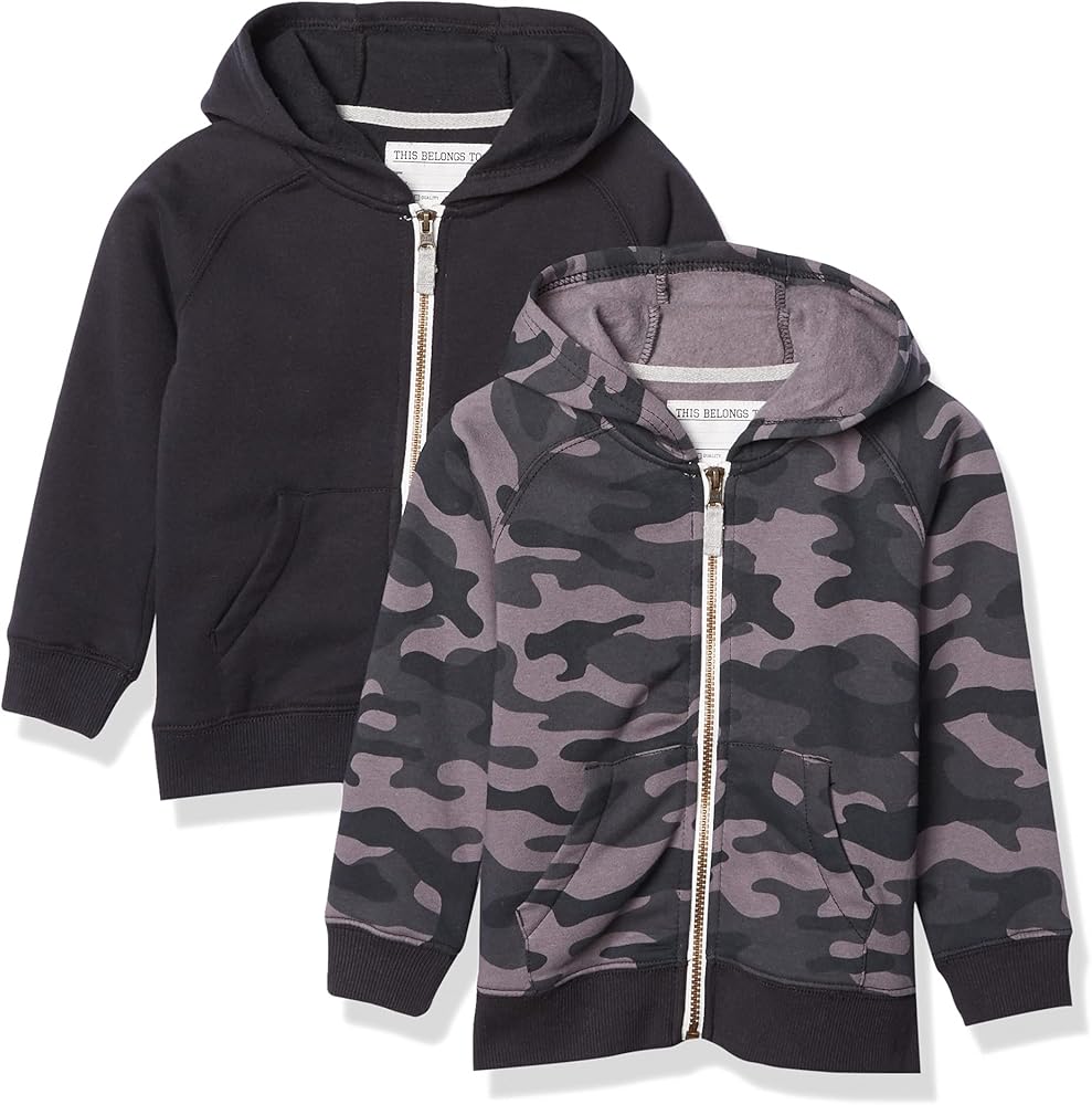 Carter's Boys' Big 2-Pack Full Zip Hoodies