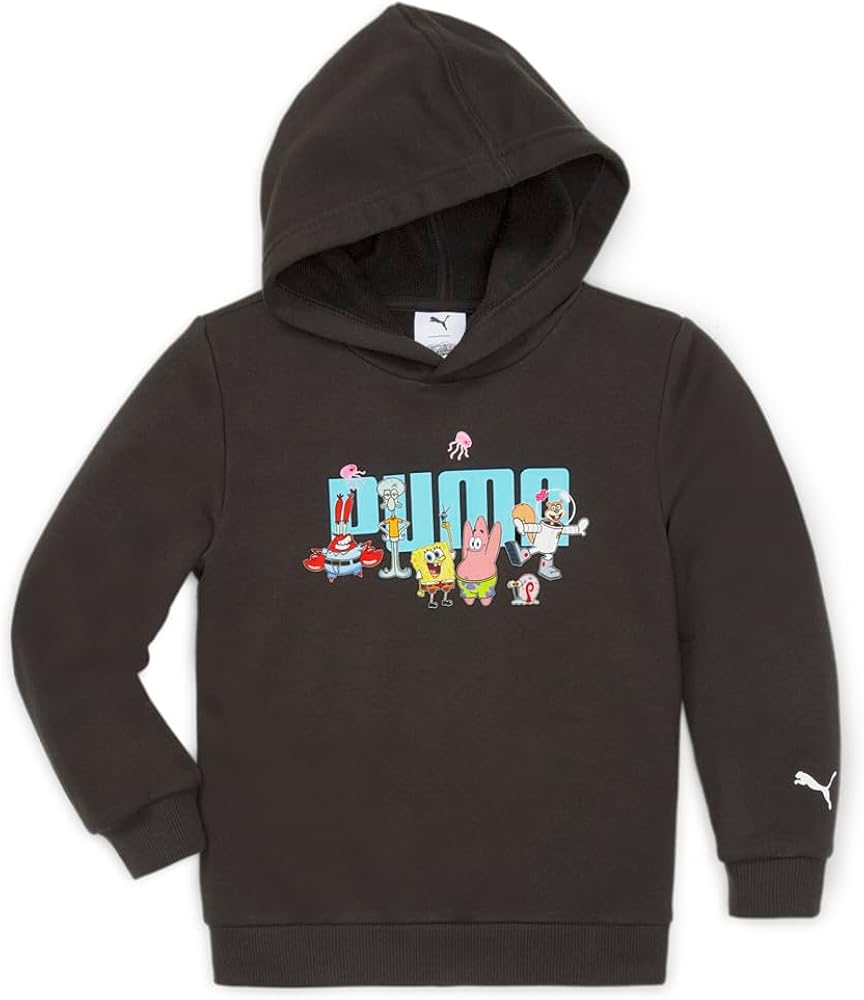 PUMA Kids Boys Graphic Hoodie X Sb Casual Outerwear Casual - Black