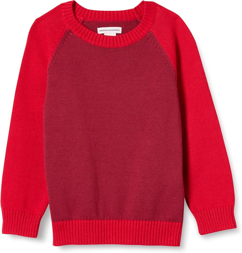 Amazon Essentials Boys and Toddlers' Pullover Crewneck Sweater