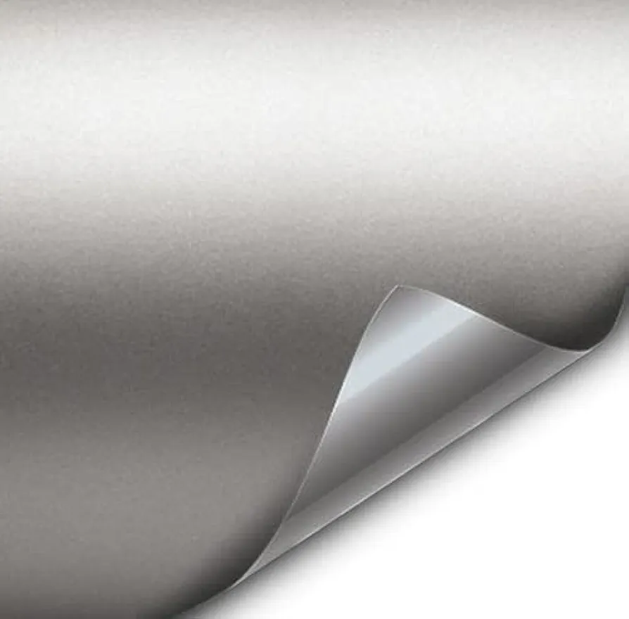 VViViD Matte Silver Car Wrap Vinyl Roll with Air Release 3MIL (1ft x 5ft)