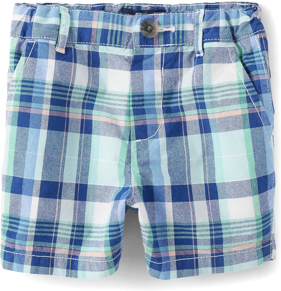 The Children's Place Boys' and Toddler Patterned Chino Shorts