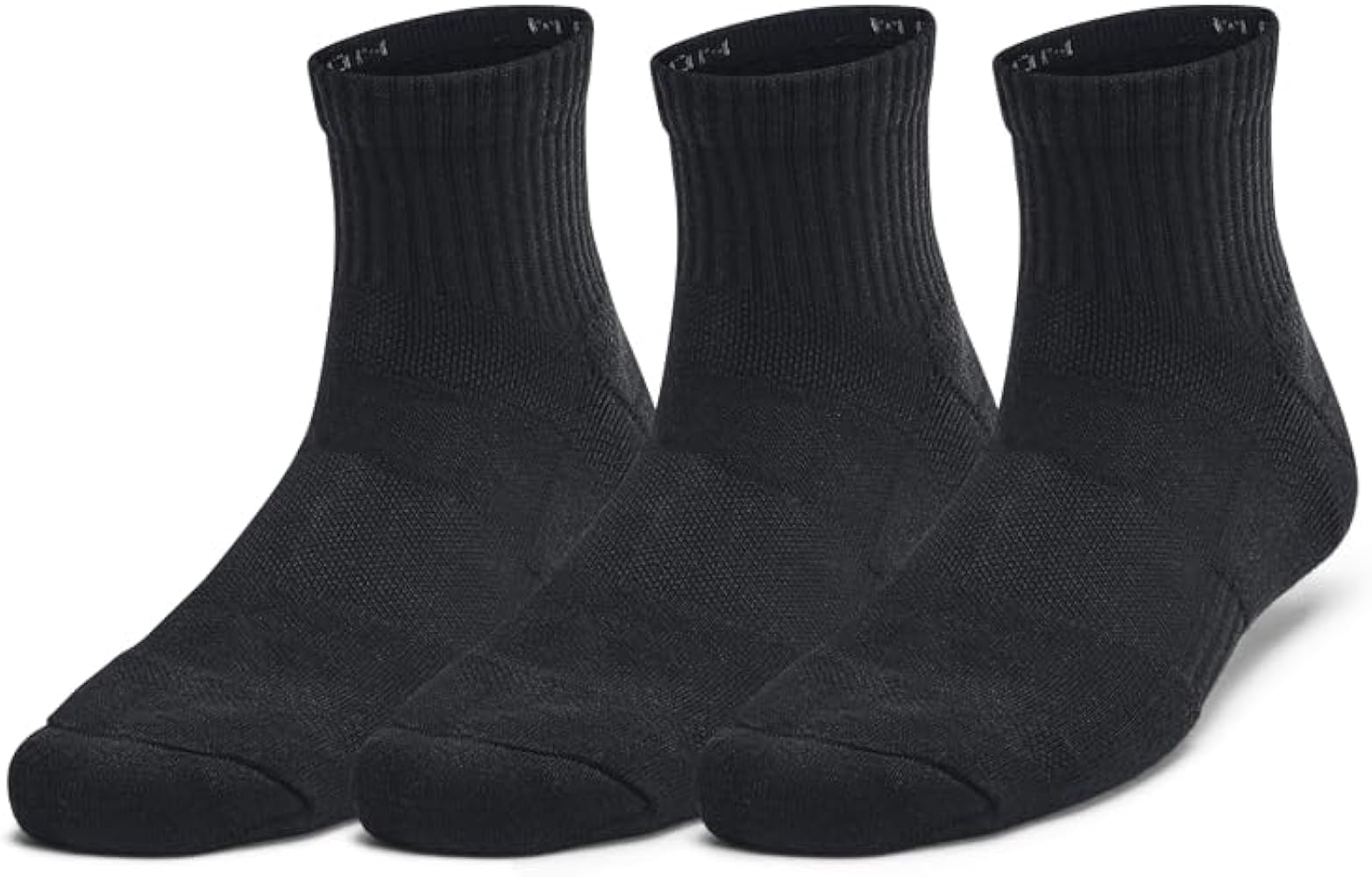 Under Armour Unisex-Child Youth Training Cotton Quarter Socks 3 Pack