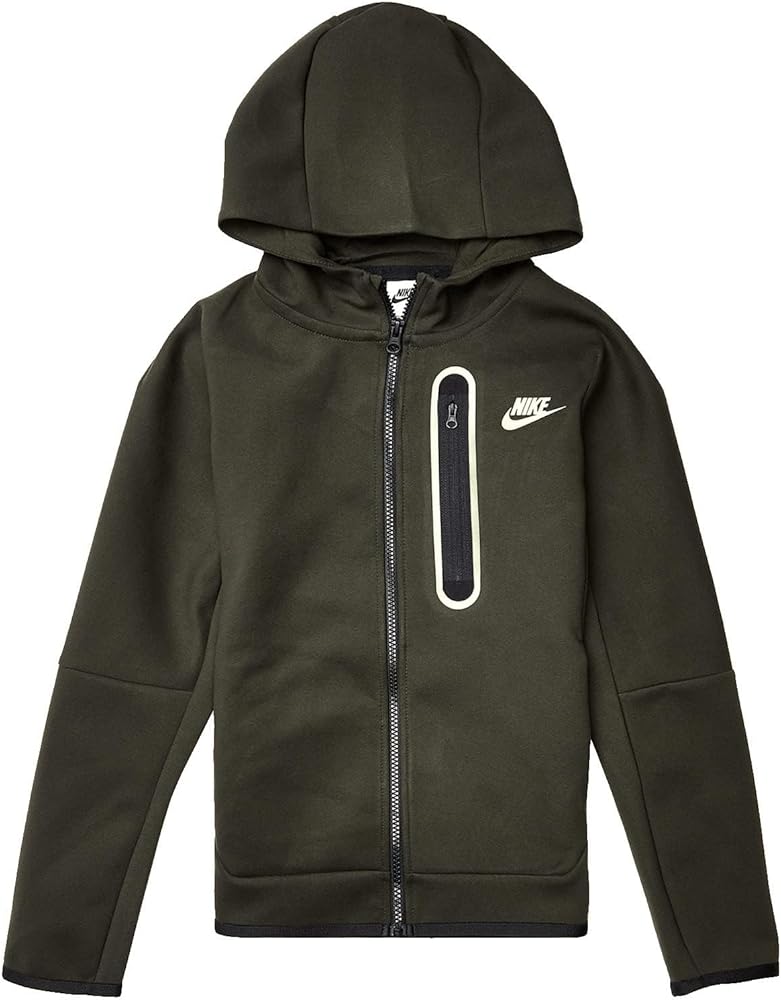 Nike Boy's Tech Fleece Brushed Full Zip (Little Kids/Big Kids)