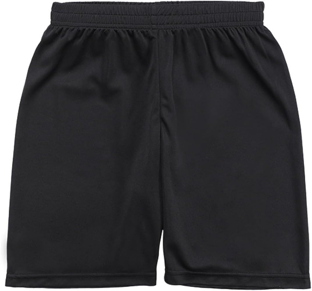 Toddler Boys Girls Shorts Summer Lightweight Breathable Black Sports Shorts Running Shorts for Basketball Girls