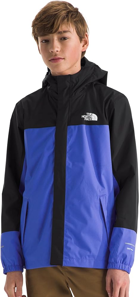 THE NORTH FACE Boys' Antora Waterproof Rain Jacket, Solar Blue, X-Small