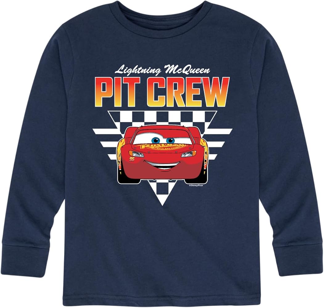 Disney Cars - Pit Crew - Toddler and Youth Long Sleeve Graphic T-Shirt